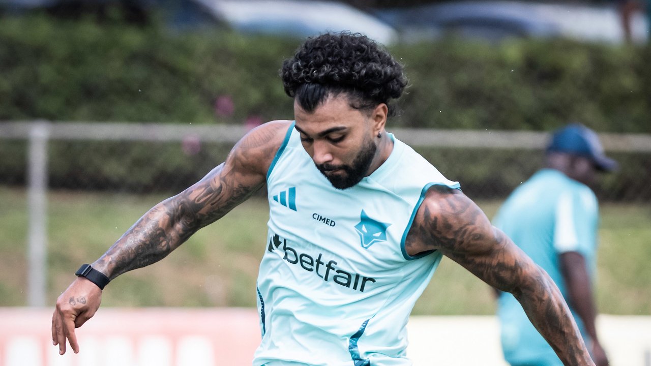 Gabigol, centroavante do Cruzeiro (foto: Gustavo Aleixo/Cruzeiro)