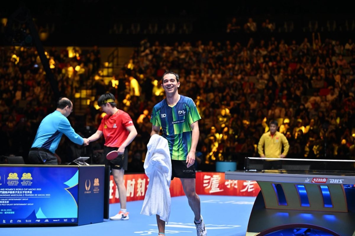 Hugo Calderano, mesa-tenista brasileiro (foto: ITTF/Divulgação)