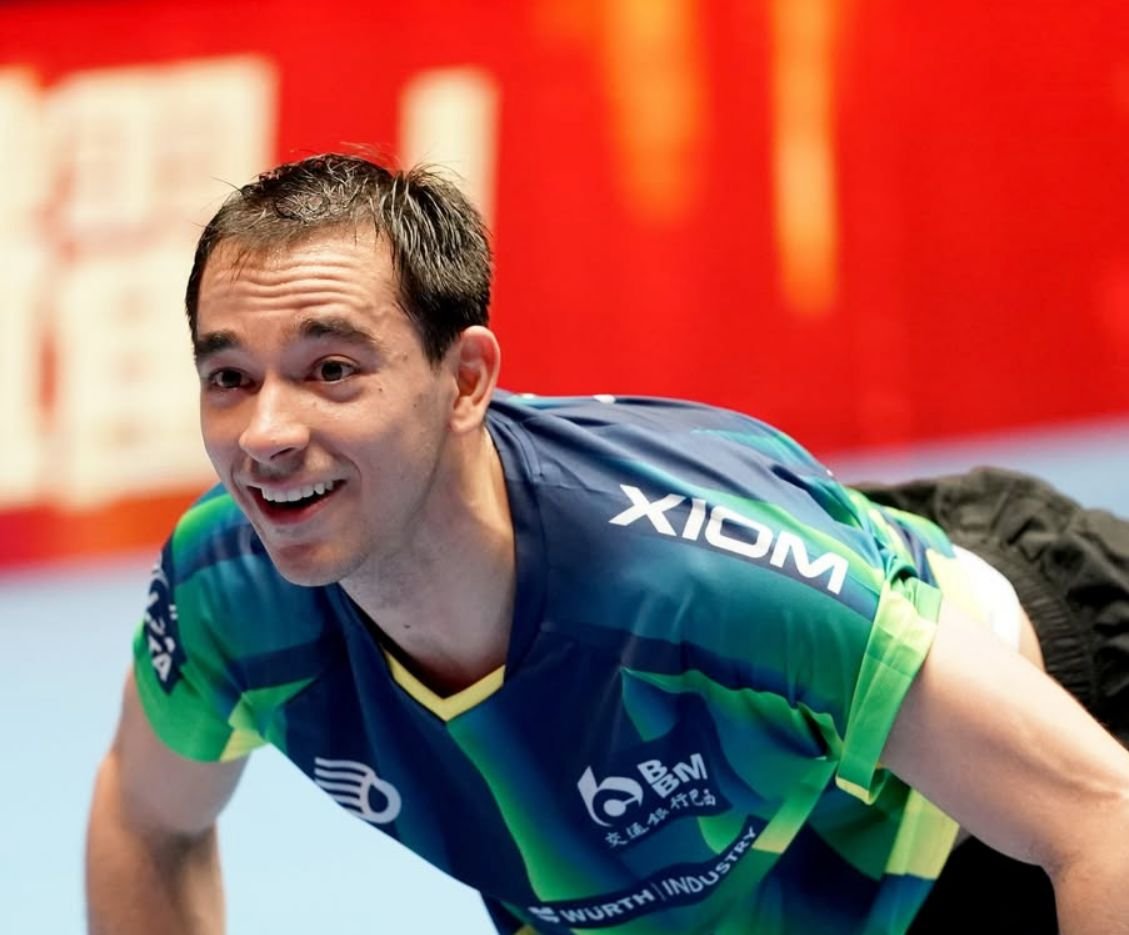 Hugo Calderano, mesa-tenista brasileiro (foto: ITTF/Divulgação)