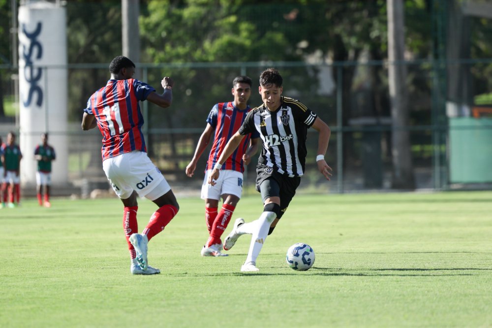 Ivan Román fez linda jogada individual em assistência pelo Atlético diante do Bahia (foto: Daniela Veiga/Atlético)