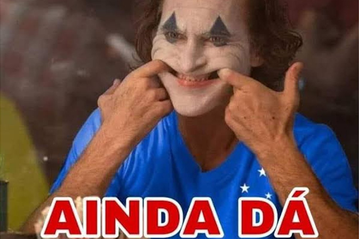 Derrota do Cruzeiro rendeu memes nas redes sociais (foto: Reprodução)