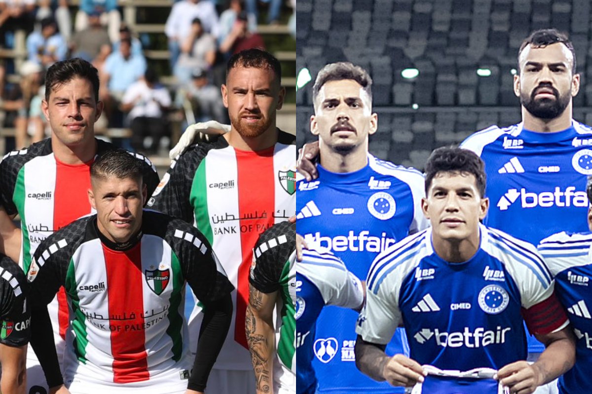 Palestino e Cruzeiro (foto: Reprodução e Gustavo Aleixo/Cruzeiro)