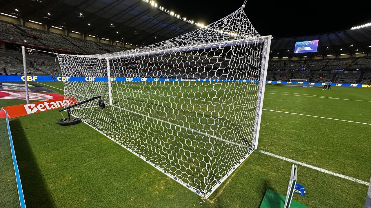 Minas Arena mudou visual das redes do Mineirão a pedido do Cruzeiro (foto: Ramon Lisboa/EM/DA Press)