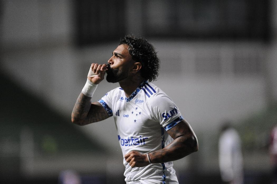 Gabigol foi o principal reforço do Cruzeiro para 2025 (foto: Alexandre Guzanshe/EM/D.A Press)