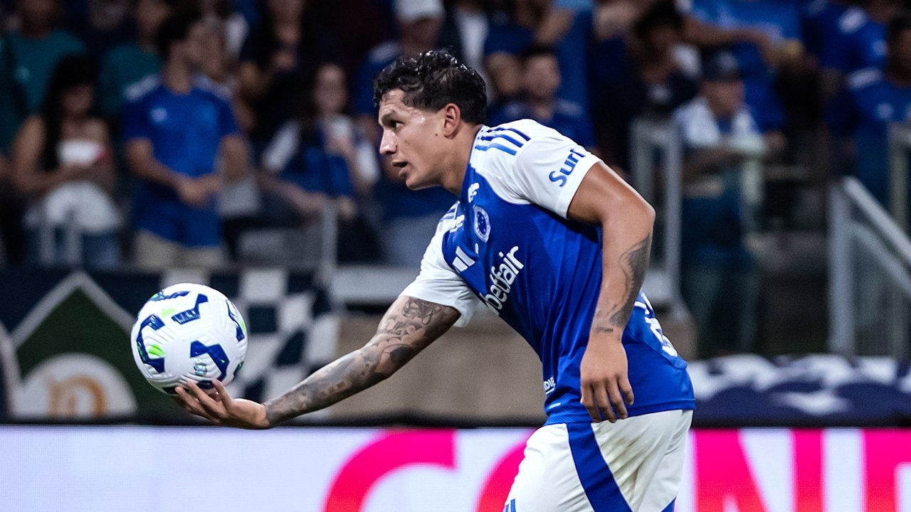Lucas Romero, jogador do Cruzeiro (foto: Gustavo Aleixo/Cruzeiro)