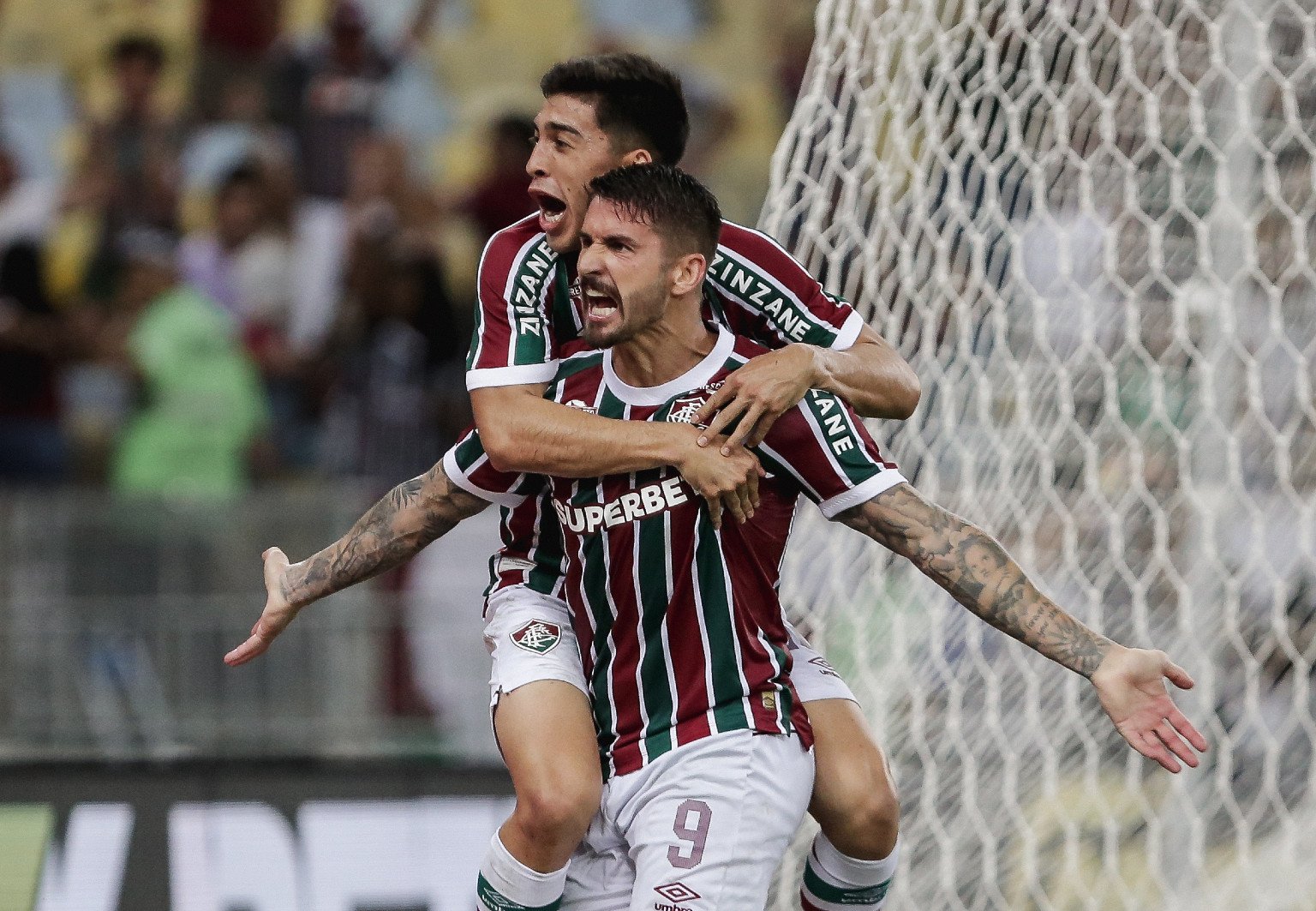 Everaldo comemora gol na vitória do Fluminense sobre o Sport, no Maracanã (foto: MARCELO GONÇALVES / FLUMINENSE F.C)