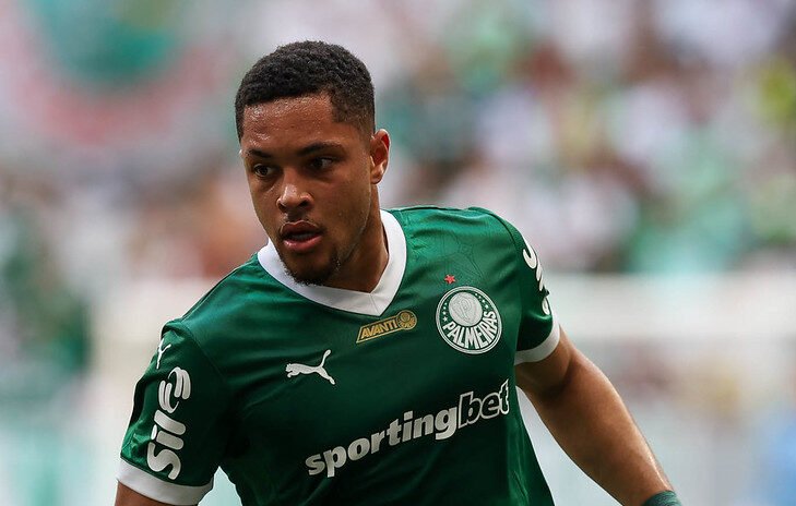 Vitor Roque, do Palmeiras (foto: Cesar Greco/Palmeiras)