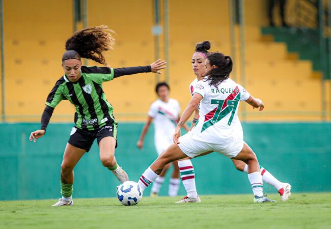 América venceu o Fluminense pela nona rodada do Brasileiro Feminino (foto: MARINA GARCIA / FLUMINENSE F.C.)