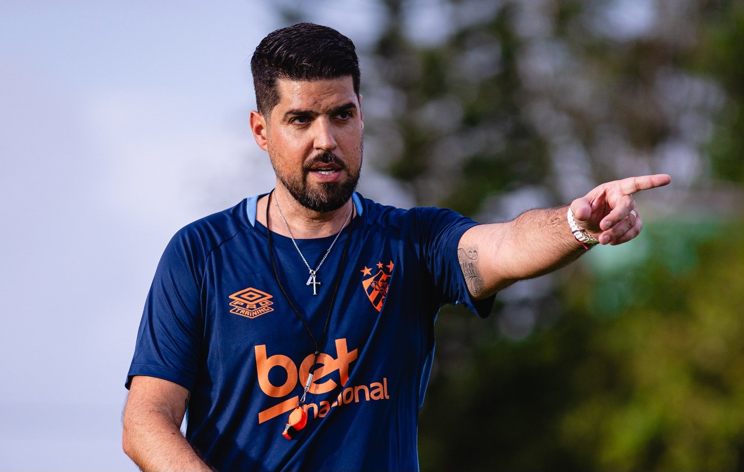 António Oliveira, treinador do Sport (foto: Paulo Paiva/Sport)