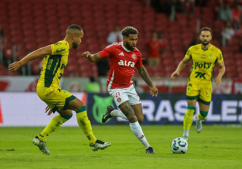 Internacional e Mirassol empatam por 1 a 1 no Beira-Rio (foto: Ricardo Duarte/Internacional)