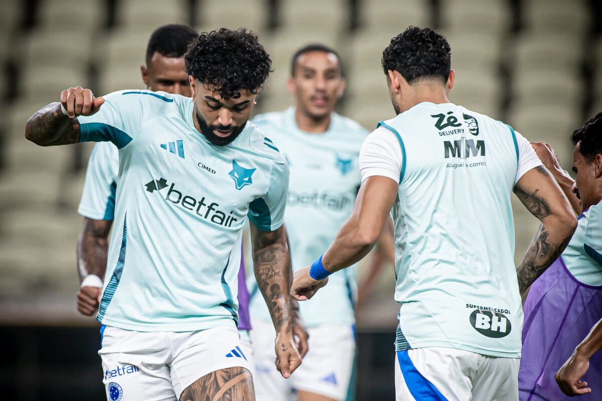 Gabriel Barbosa, atacante do Cruzeiro (foto: Samuel Andrade/Cruzeiro)