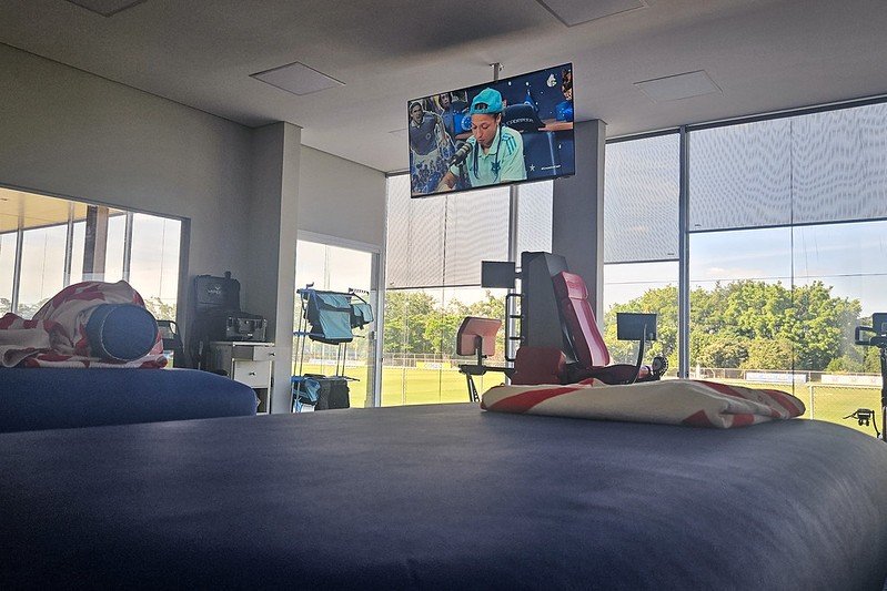 Nova área de performance e saúde da Toca da Raposa 2 (foto: Gustavo Aleixo/Cruzeiro)