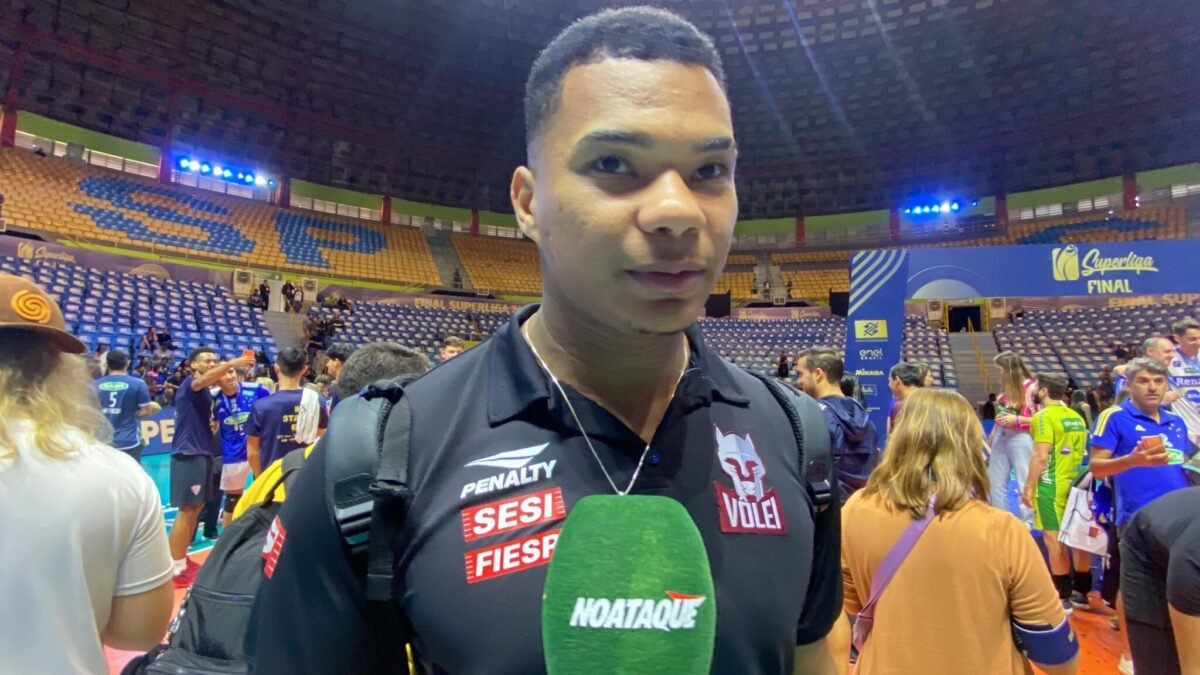 Darlan, oposto do Bauru e da Seleção Brasileira de Vôlei, em entrevista exclusiva ao No Ataque (foto: Rafael Cyrne/EM/D.A Press)