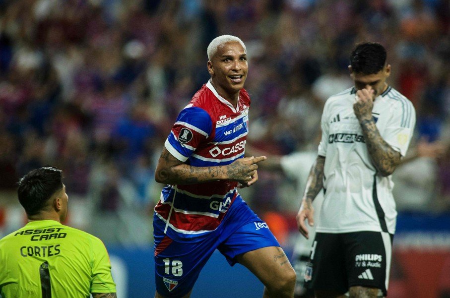 Deyverson, atacante do Fortaleza (foto: Thiago GADELHA / AFP)