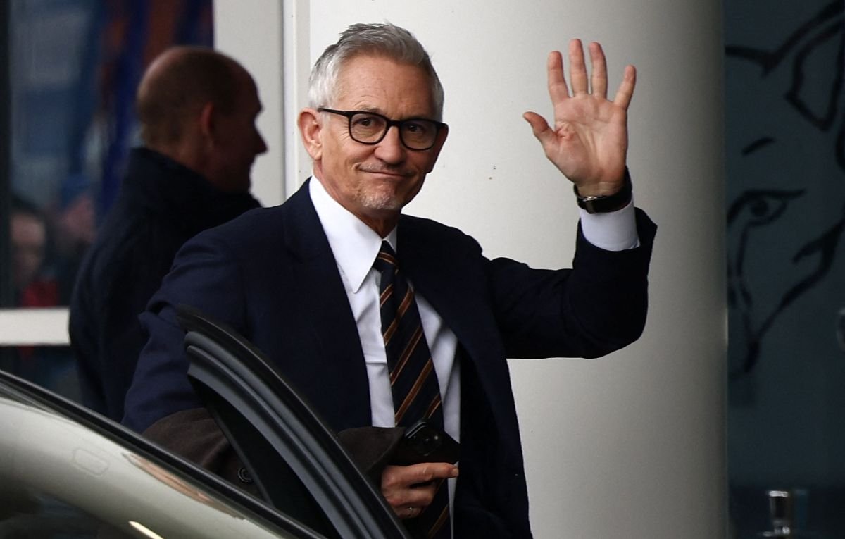 Gary Lineker, ex-jogador do Barcelona e da Seleção da Inglaterra (foto: Niklas HALLE'N / AFP)