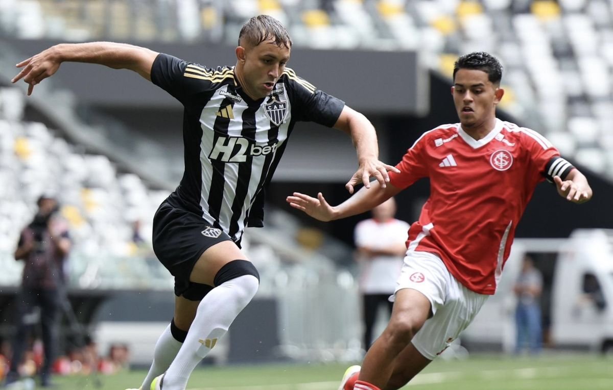 Lance de Atlético x Internacional pelo Brasileiro sub-20 (foto: Divulgação/Atlético)