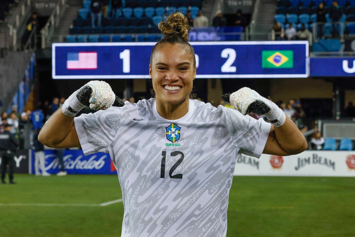 Natascha Honegger, goleira da Seleção Brasileira (foto: Rafael Ribeiro/CBF)