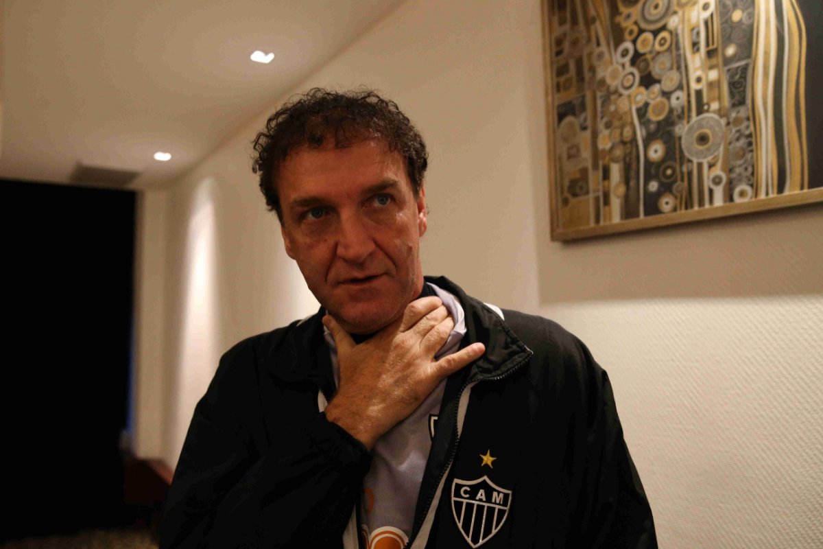 Cuca liderou o Atlético na conquista da Libertadores em 2013 (foto: Rodrigo Clemente/EM/D.A Pres)