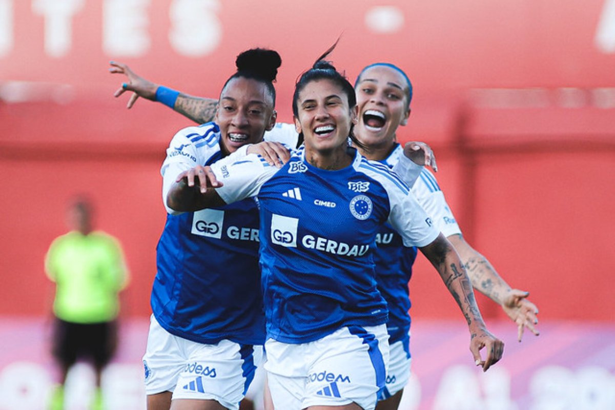 Cruzeiro venceu a Ferroviária no Brasileiro Feminino (foto: Gustavo Martins/ Cruzeiro)