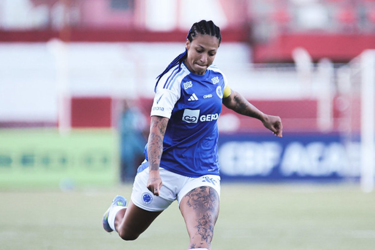 Byanca Brasil, camisa 10 do Cruzeiro (foto: Gustavo Martins/ Cruzeiro)
