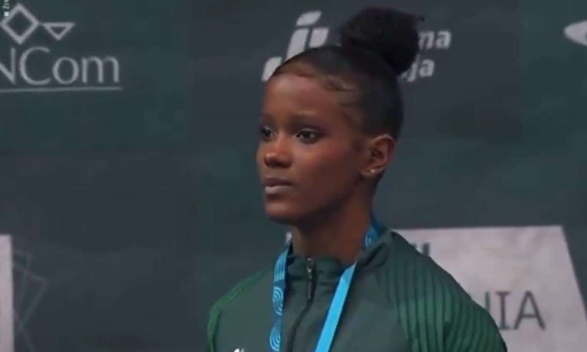 Júlia Coutinho ficou com a medalha de ouro (foto: Reprodução)