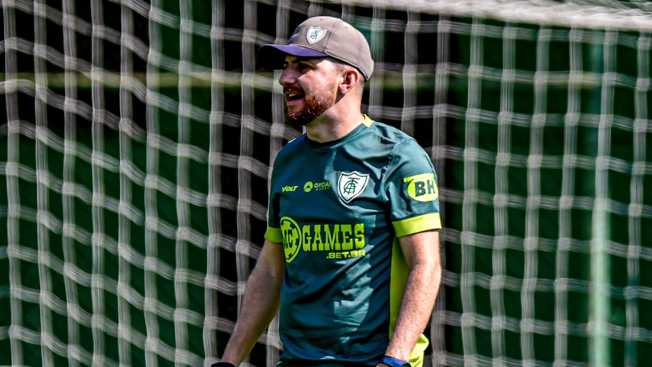 William Batista, treinador do América (foto: Mourão Panda / América)