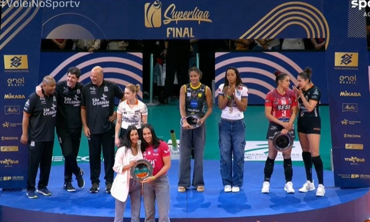 Seleção da Superliga Feminina de Vôlei (foto: Reprodução/SporTV)
