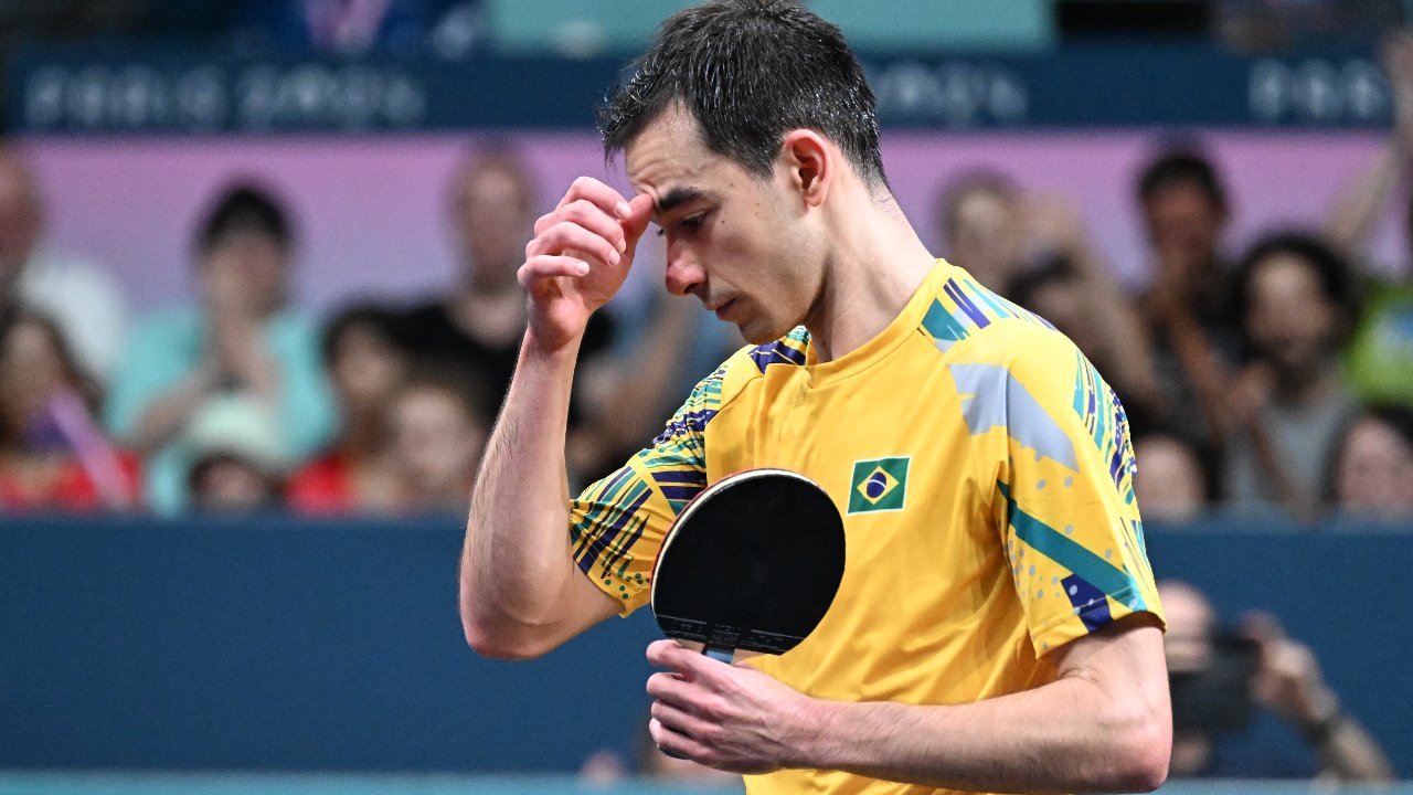 Hugo Calderano, atleta brasileiro (foto: Leandro Couri/EM/D.A Press)