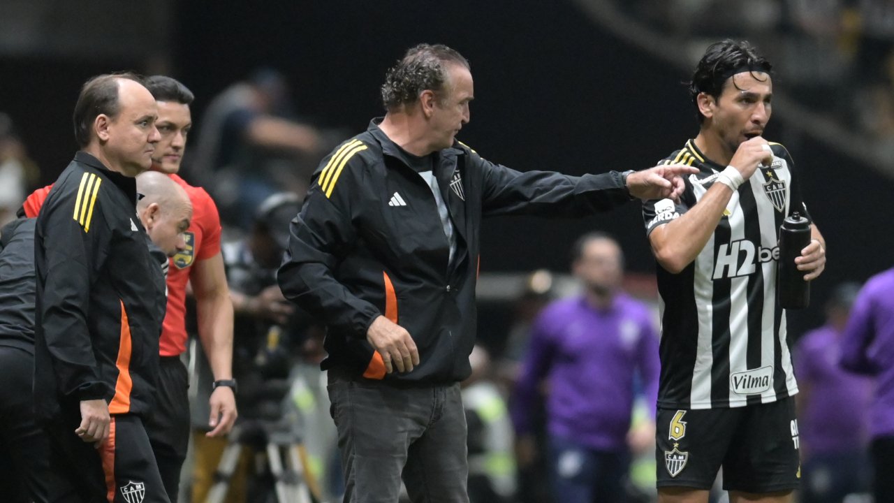 Cuca, treinador do Atlético (foto: Leandro Couri/EM/D.A Press)