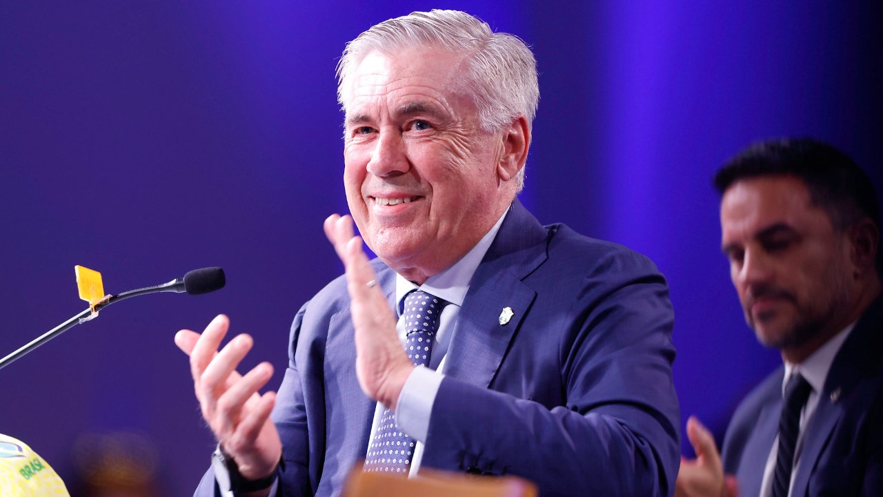 Carlo Ancelotti, técnico da Seleção Brasileira (foto: @rafaelribeirorio l CBF)