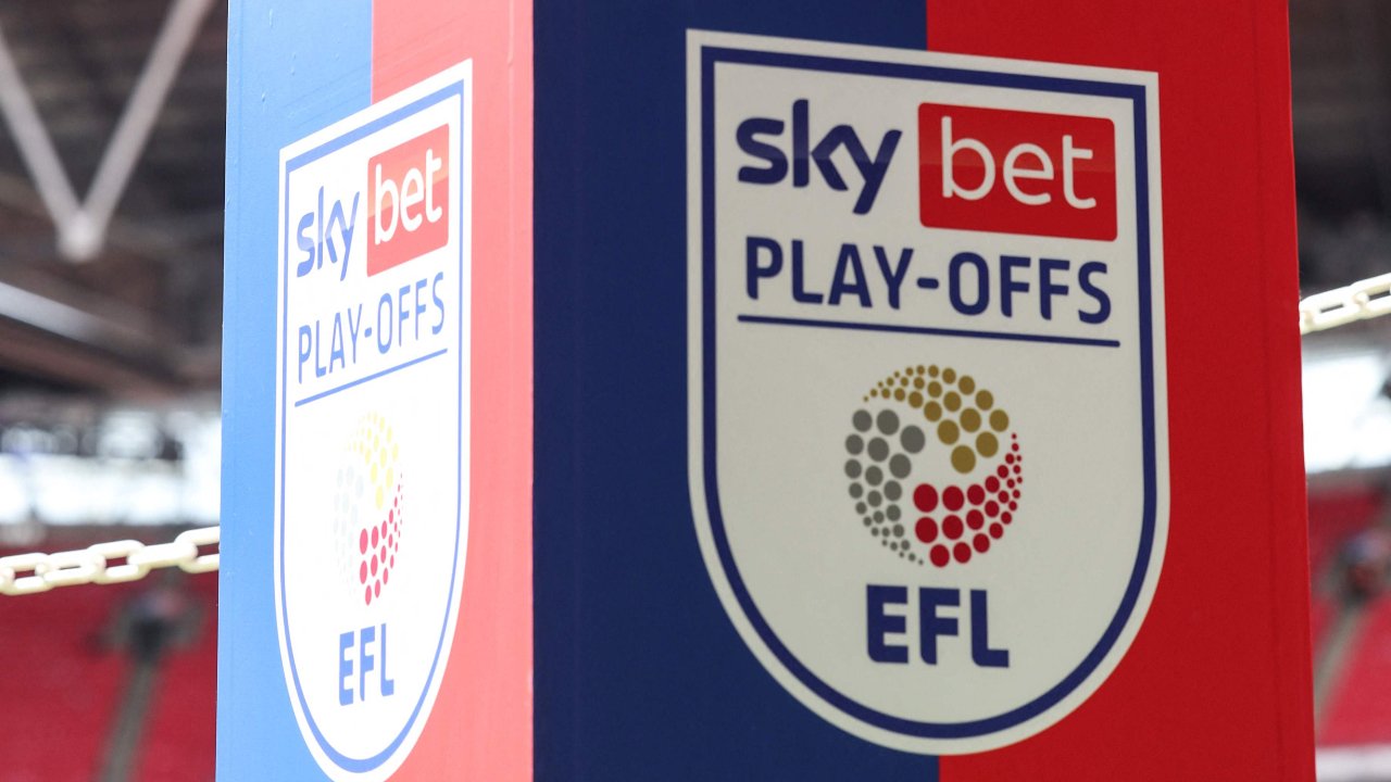 Logo da Championship, que é a Segunda Divisão da Inglaterra (foto: Adrian DENNIS / AFP)