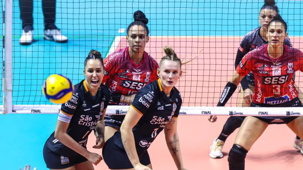 Final da Superliga Feminina de Vôlei 2024/25 foi entre Osasco e Bauru (foto: Wander Roberto/Inovafoto/CBV)