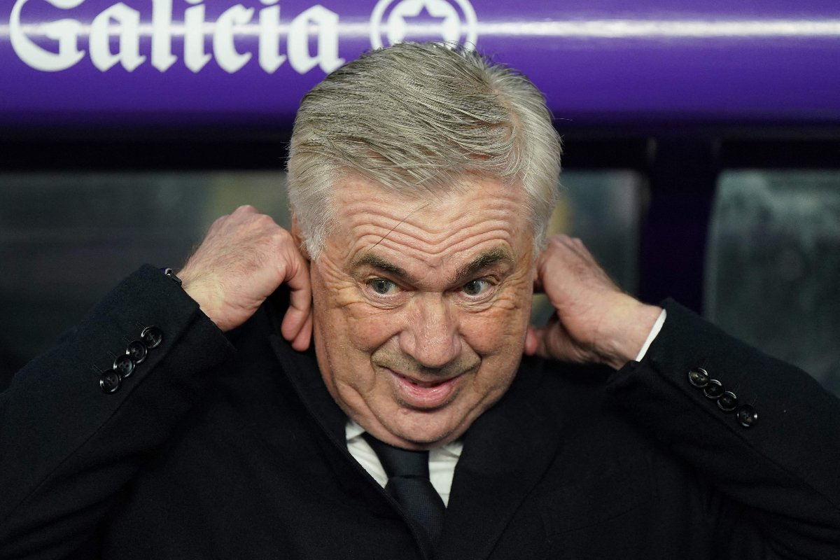 Carlo Ancelotti, novo técnico da Seleção Brasileira (foto: CESAR MANSO / AFP)