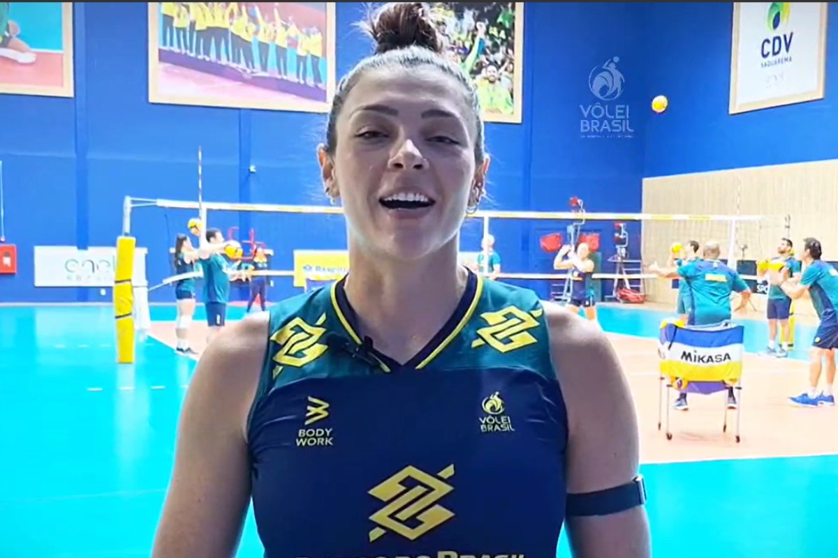 Rosamaria, oposta da Seleção Brasileira Feminina de Vôlei (foto: Divulgação CBV)