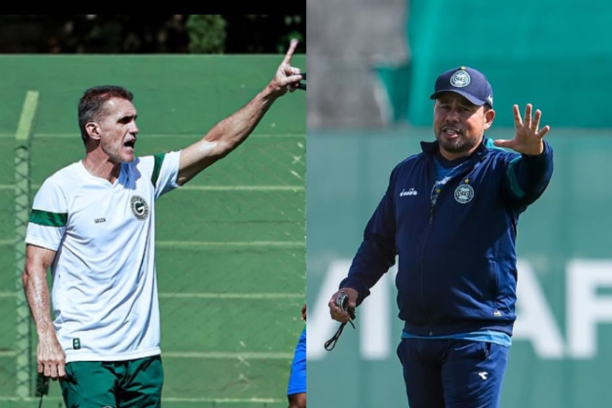 Treinadores das equipes (foto: Divulgação - Goiás - JP Pacheco | Coritiba)