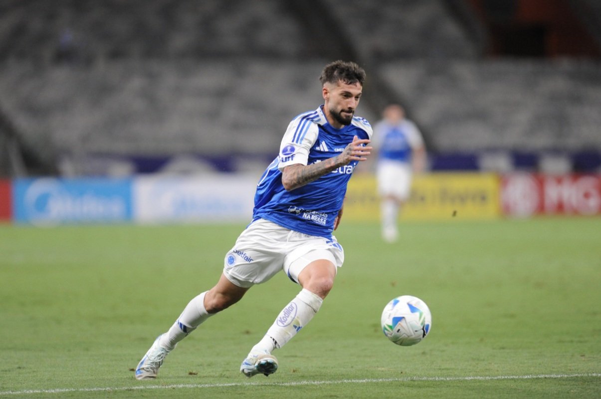 Lautaro Díaz, ponta do Cruzeiro (foto: Alexandre Guzanshe/EM/DA Press)