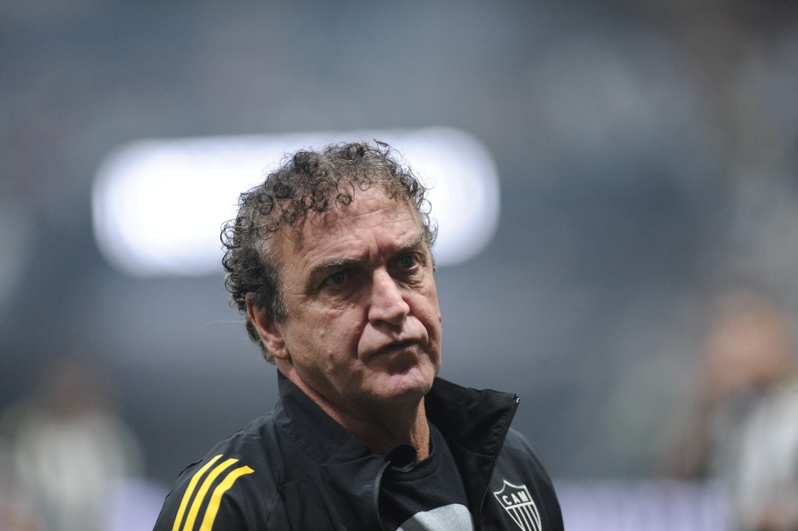 Cuca, técnico do Atlético, antes de vitória sobre o Fluminense na Arena MRV (foto: Alexandre Guzanshe/EM/D.A Press)