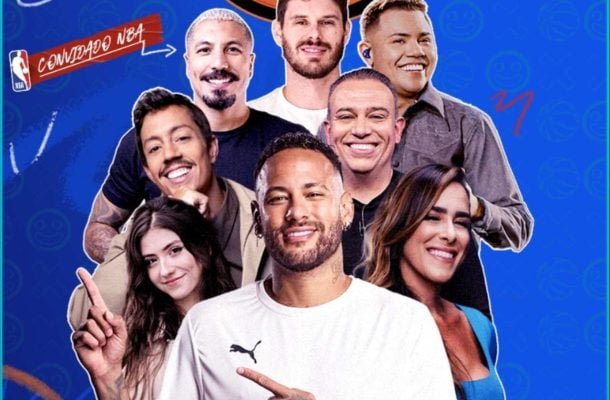 Neymar, Bruninho e outros amigos do craque em montagem de foto - (foto: QSI Quality Sports Images/Divulgação)