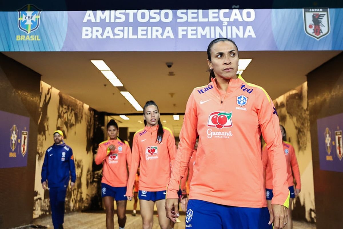 Jogadoras da Seleção (foto: Divulgação: Lívia Villas Boas / CBF)
