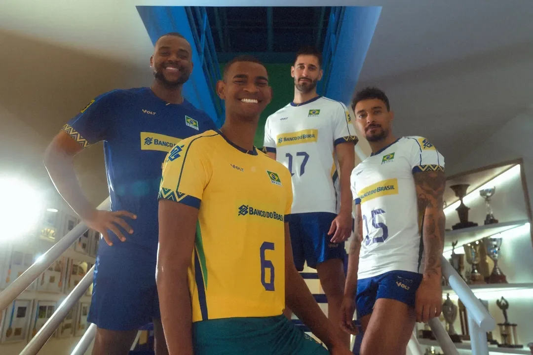 Novos uniformes da Seleção Brasileira de Vôlei foram produzidos juntos da Volt