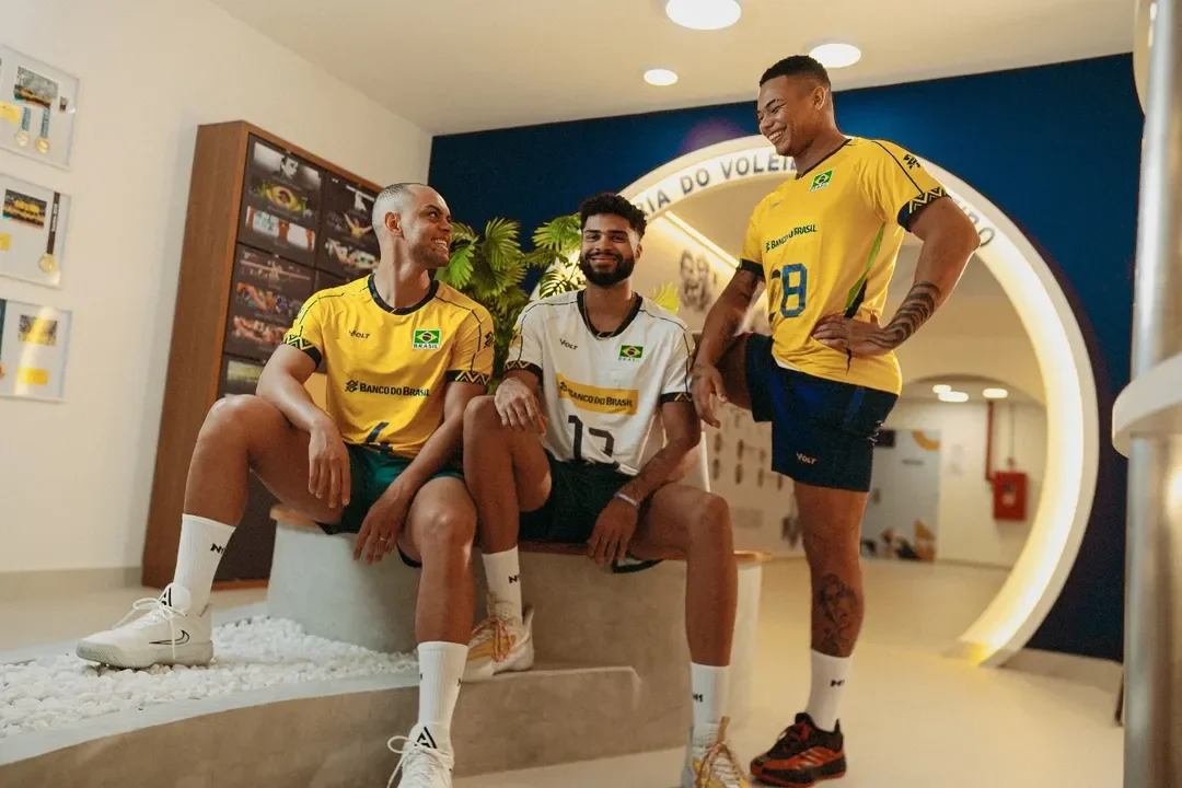 Novos uniformes da Seleção Brasileira de Vôlei foram produzidos juntos da Volt