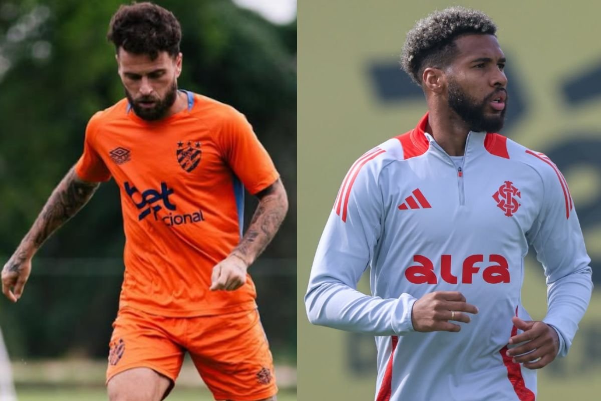 Jogadores das equipes (foto: Divulgação: paulopaivafoto/@sportrecife - Internacional)