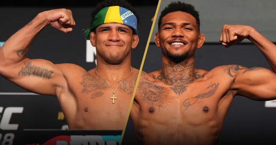 Gilbert Burns e Michael Morales (foto: Divulgação/UFC)