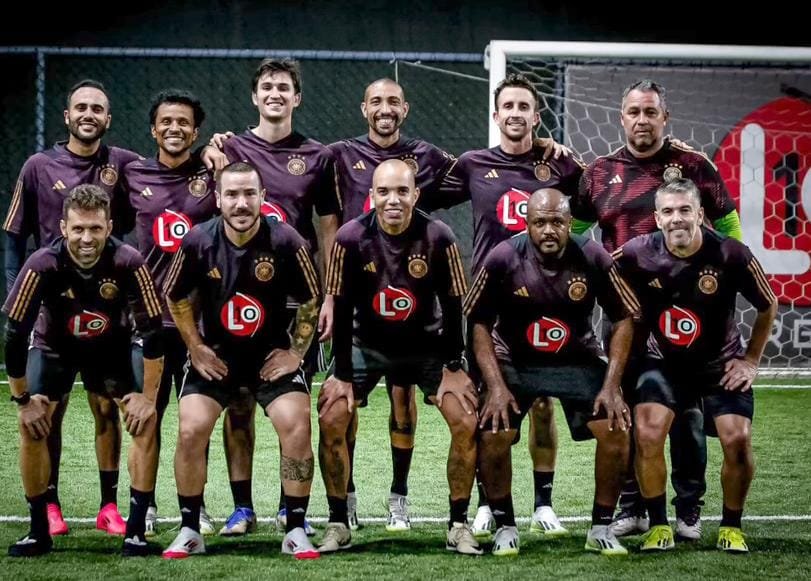 Pelada na quadra de Lincoln reúne ídolos do Galo (foto: Lincoln Soares/Arquivo pessoal)