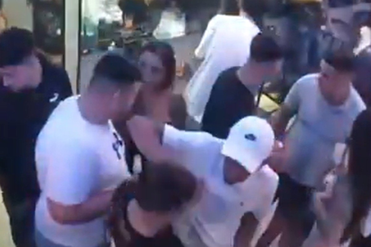 Vídeo mostra Caio Matheus, do Coritiba, sendo agredido (foto: Reprodução)