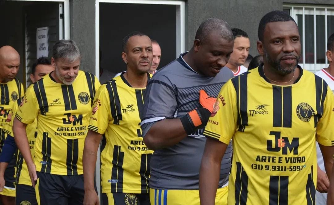 Billy Lima em ação pela Seleção Mineira contra o Real Master de Pilar - (foto: Falso9_oficial)