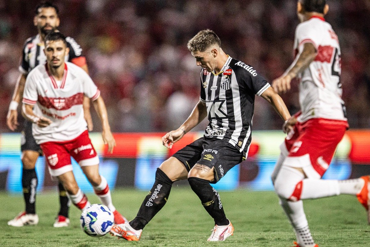 Santos caiu para o CRB na Copa do Brasil (foto: Divulgação/Santos)