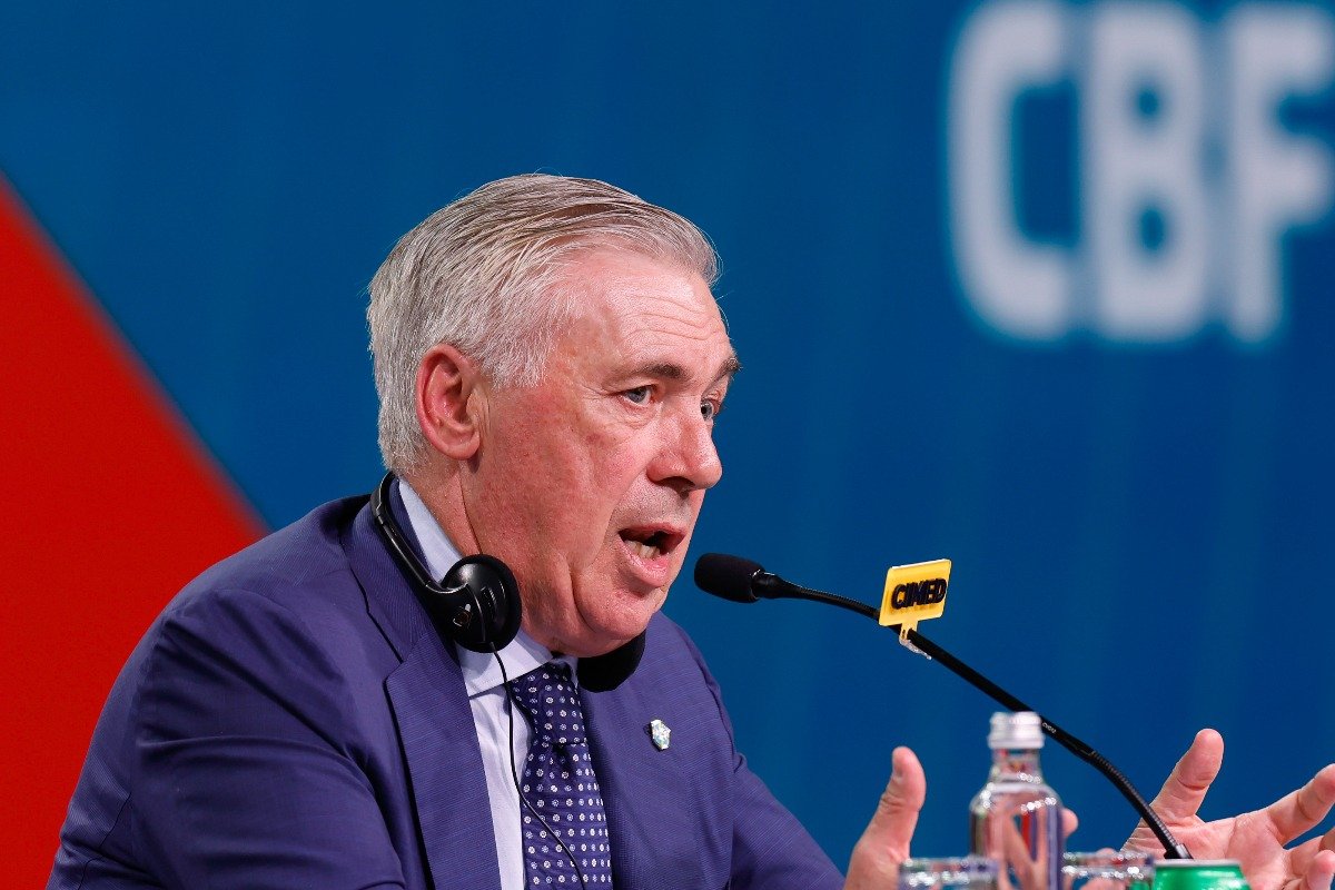 Carlo Ancelotti, técnico da Seleção Brasileira (foto: Rafael Ribeiro/CBF)