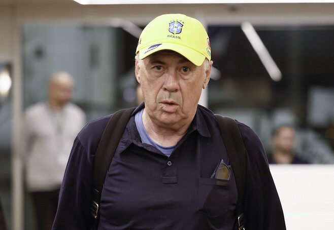 Técnico Carlo Ancelotti, da Seleção Brasileira (foto: Rafael Ribeiro/CBF)