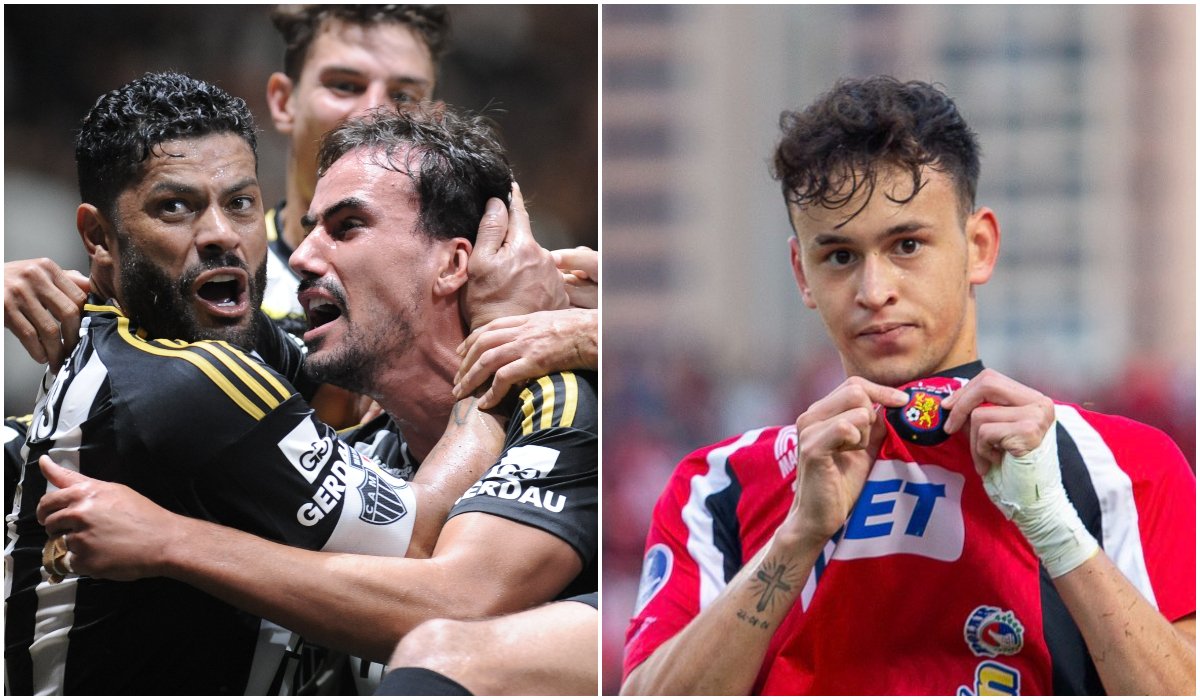 Atlético medirá forças com o Caracas-VEN pela Copa Sul-Americana (foto: Montagem com imagens de Alexandre Guzanshe/EM/D.A. Press e Caracas)